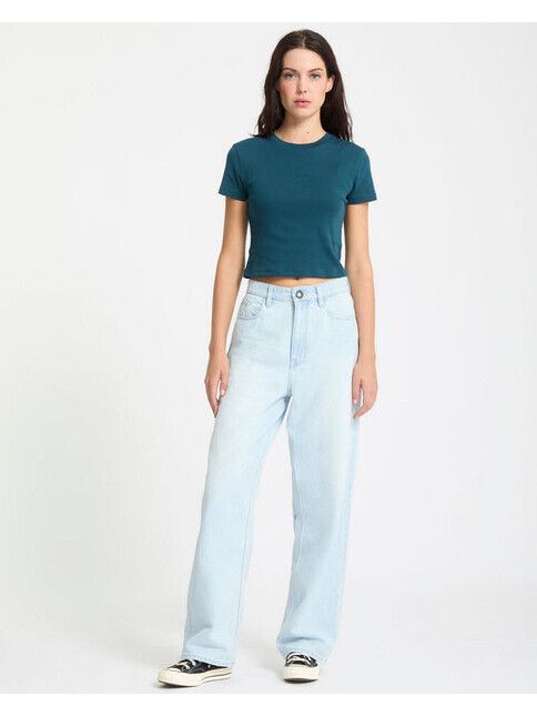 Volcom Hose Weellow II denim bleached aqua