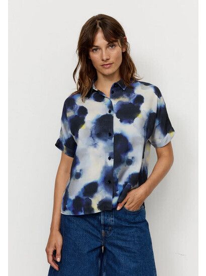 Recolution Blouse Lotus Waterdrop blue