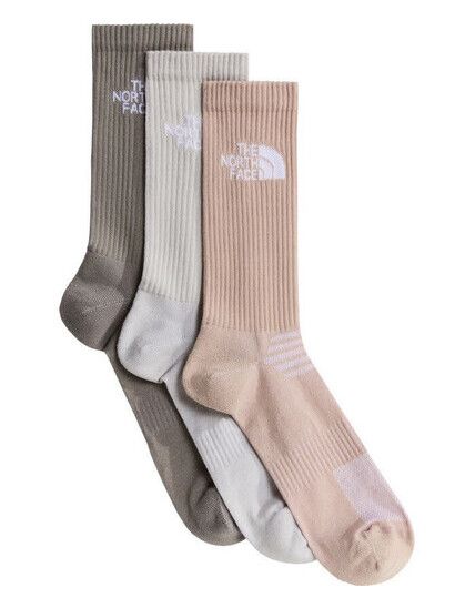 North Face Socken Multi Sport Cush Crew 3er-Pack - Stone