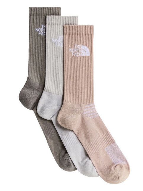 North Face Socken Multi Sport Cush Crew 3er-Pack - Stone