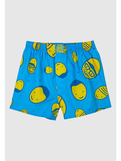 Cleptomanicx Boxershort Deine Freunde blue