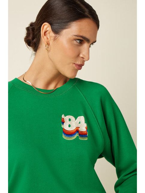King Louie Sweater Febe Sweater Peachy very green