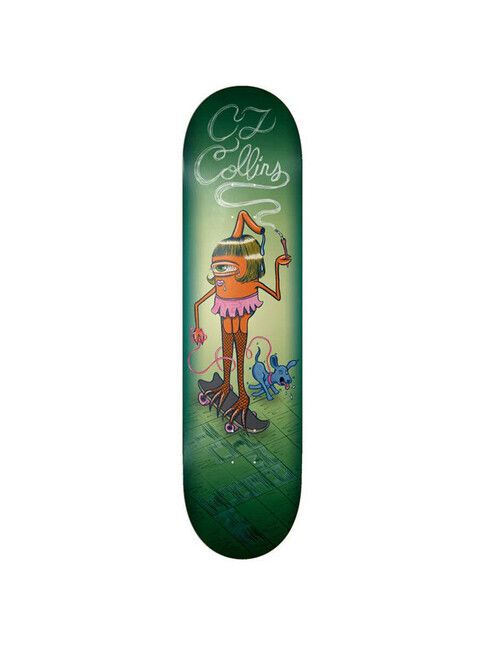 Toy-Machine Skateboard CJ Collins Sect Girl 8.5"