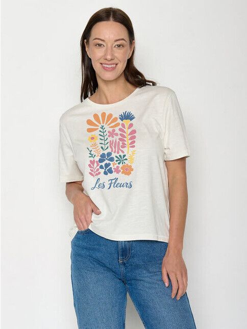 GreenBomb T-Shirt Les Fleurs Nova moonstone