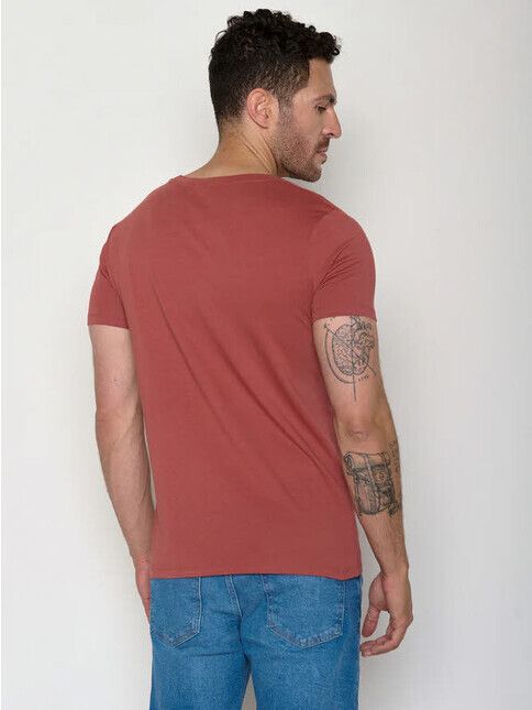 GreenBomb T-Shirt Turtle Walk Guide sunset red