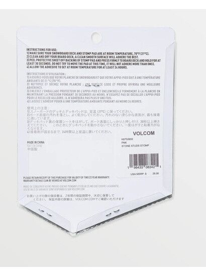 Volcom Stomppad Stone Studs Stomp pink
