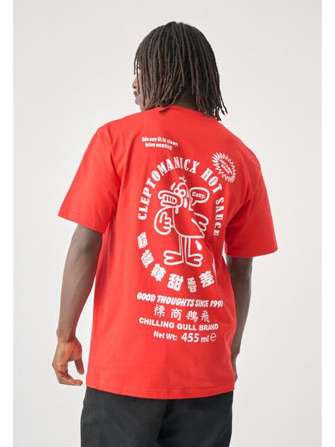 Cleptomanicx T-Shirt So hot! Classic chinese red
