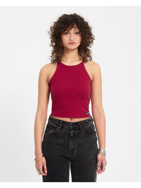 Volcom Tanktop Leelee in deep red