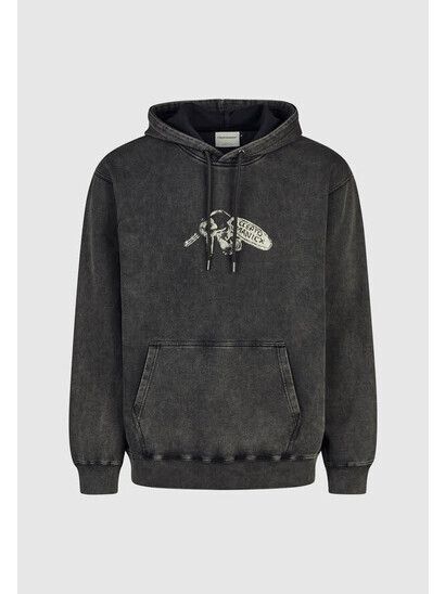Cleptomanicx Kapuzenpullover Artefacts Hooded Black