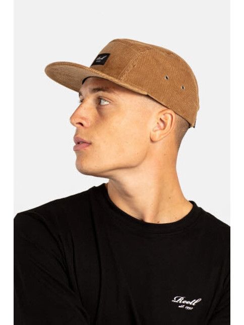 Reell Cap 5-Panel Cap copper brown cord