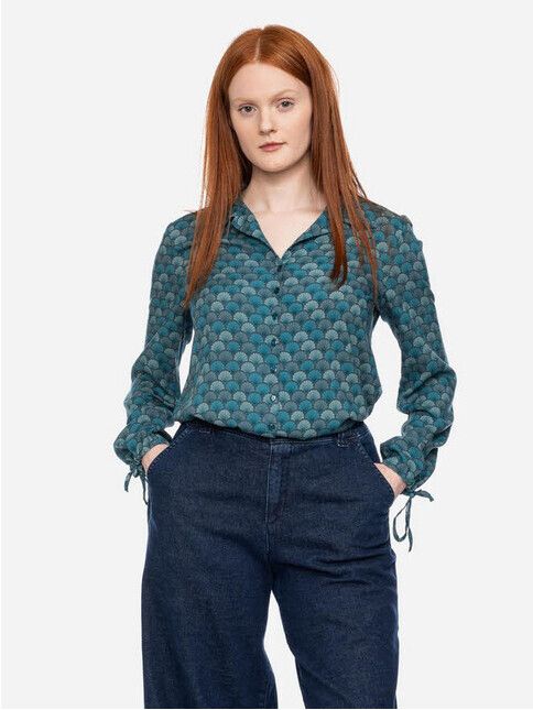 ATO Berlin Blouse Linea CV teal/petrol