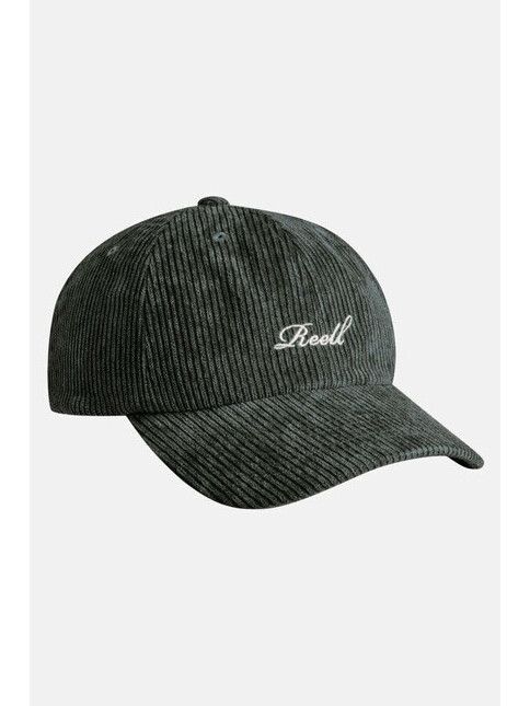 Reell Cap Single Script in graphite blue cord