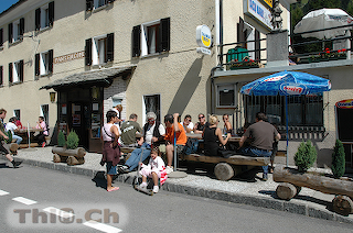 Restaurant, Bar and Pizza on the top of the road