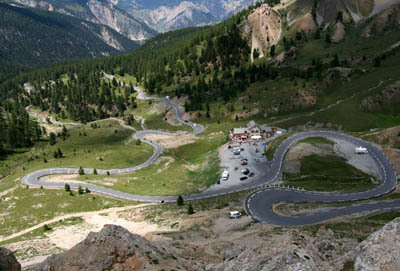 Col D'Izoard top view