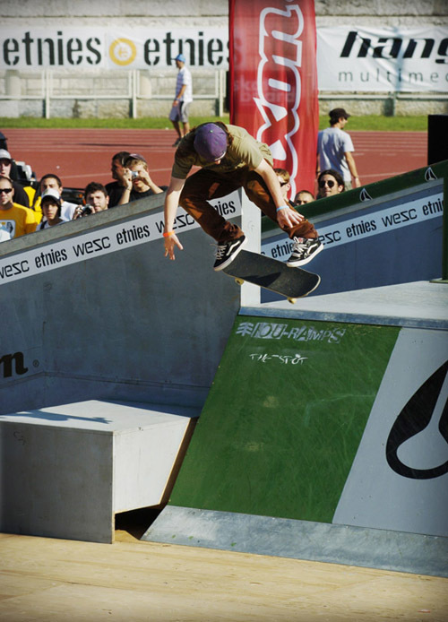 Ross McGouran, Flip-Wallride Ross McGouran, Flip-Wallride