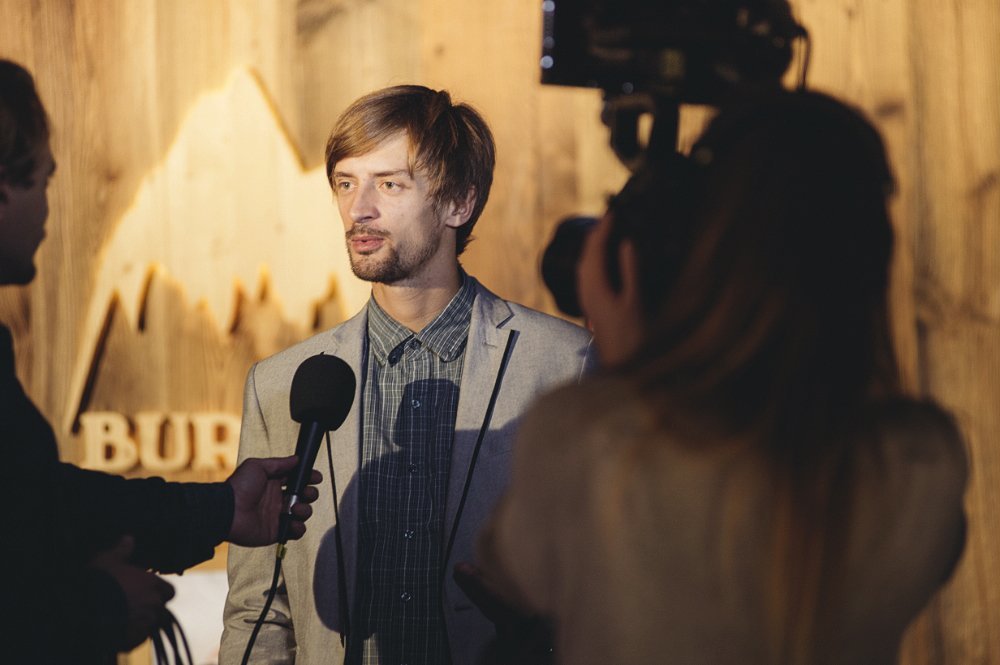 Nicolas Müller beim Gucken...