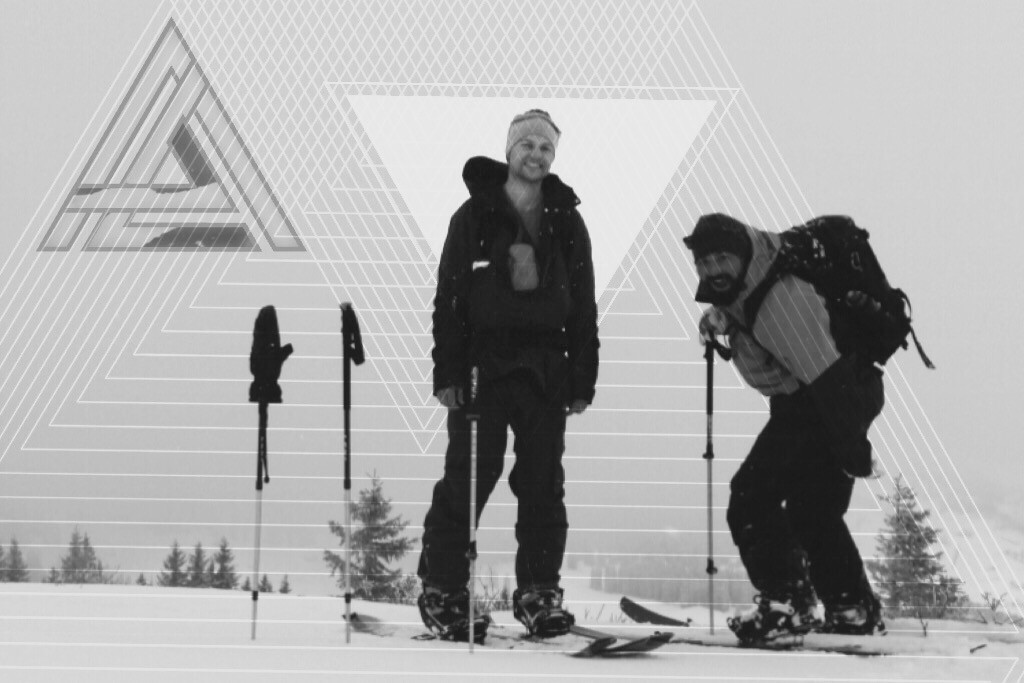 Pause vor der Powder Abfahrt