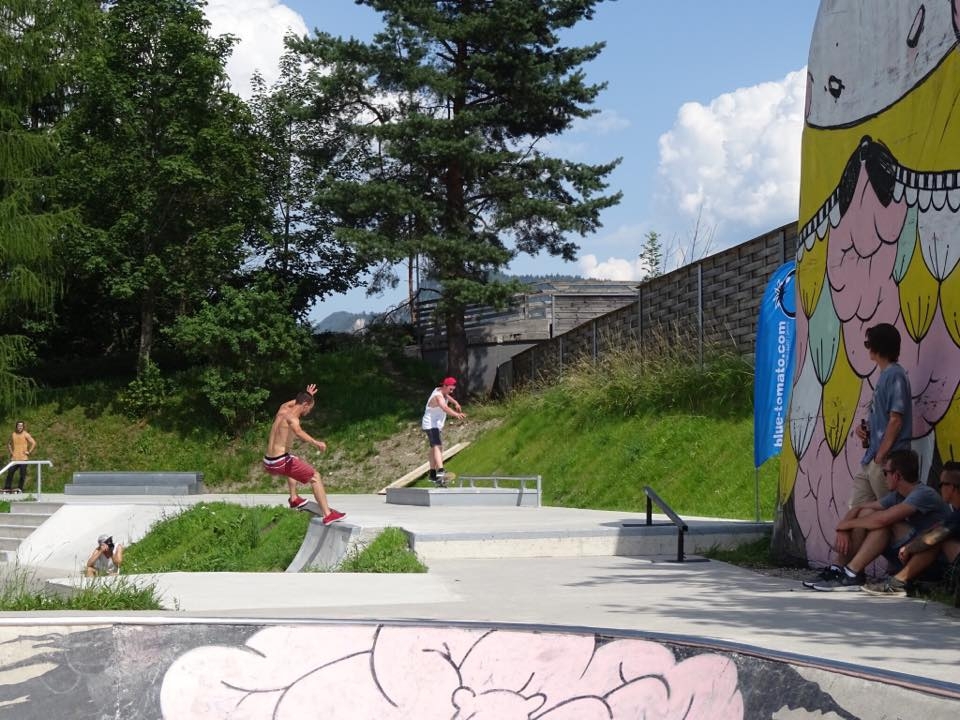 Skatepark Radstadt in Aktion - Quater, Stairs, Manu-Pad\" © Skatepark Radstadt