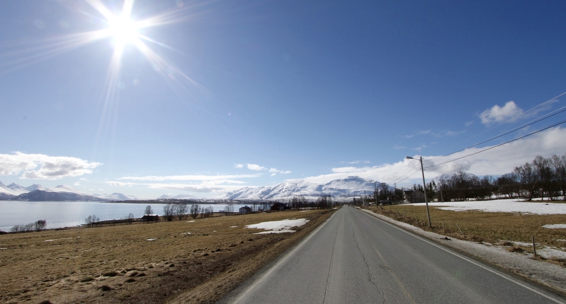 Road to Malangen from Tromso