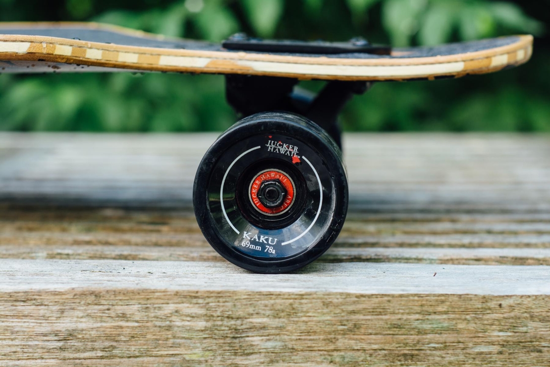 Das Brett kommt mit Jucker Hawaii Kaku Rollen